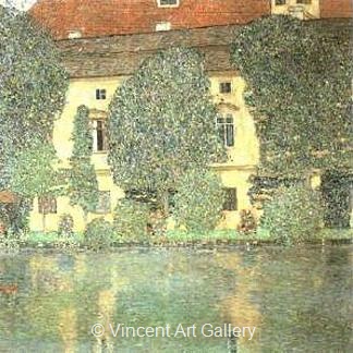 Schloss Kammer on the Atterse III by Gustav  Klimt