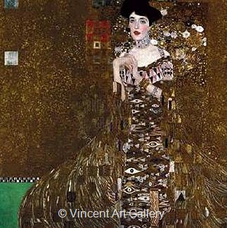 Portrait of Adele Bloch - Bauer I by Gustav  Klimt