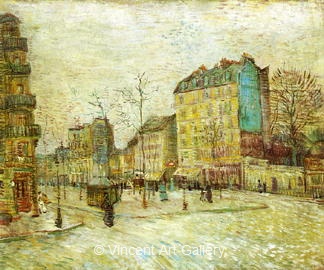 Boulevard de Clichy by Vincent van Gogh
