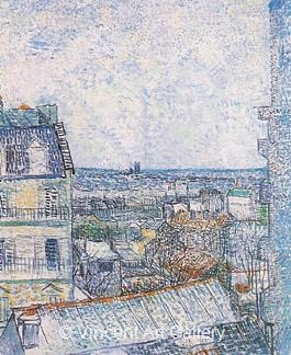View of Paris from Vincent's Room in the Rue Lepic by Vincent van Gogh