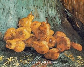 Still Life with Pears by Vincent van Gogh
