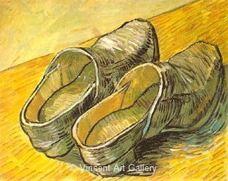 A  Pair of Wooden Clogs by Vincent van Gogh
