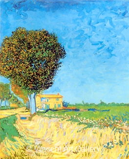 A Lane near Arles by Vincent van Gogh