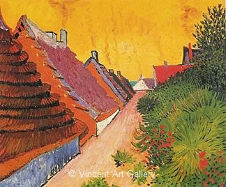 Street in Saintes-Maries by Vincent van Gogh