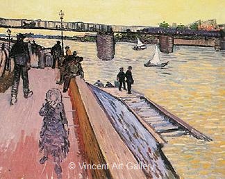 The Bridge at Trinquetaille by Vincent van Gogh