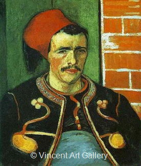 The Zouave (Half-Length) by Vincent van Gogh