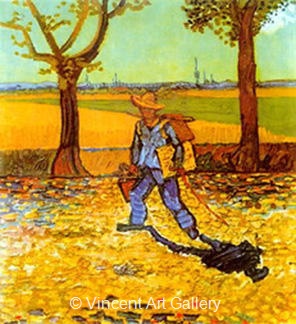 The Painter on His Way to Work by Vincent van Gogh