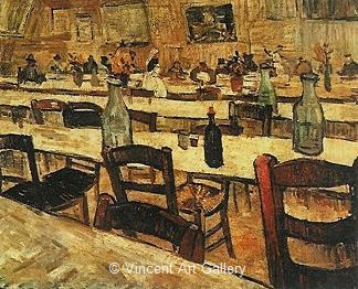 Interior of a Restaurant in Arles by Vincent van Gogh