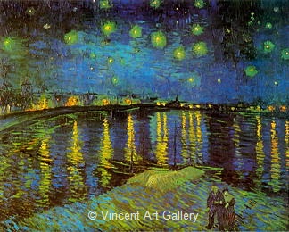 Starry Night over the Rhone by Vincent van Gogh