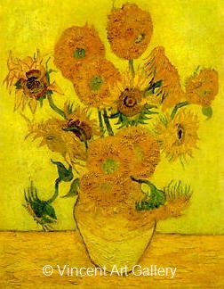 Still Life/ Vase with Fourteen Sunflowers by Vincent van Gogh