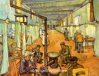 Ward in the Hospital in Arles by Vincent van Gogh