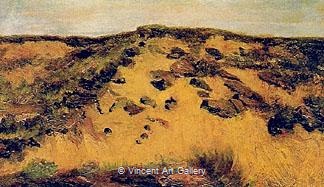 Dunes by Vincent van Gogh