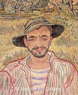 Portrait of a Young Peasant by Vincent van Gogh
