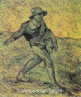 The Sower (after Millet) by Vincent van Gogh