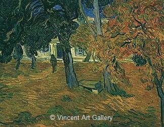 The Garden of Saint-Paul Hospital by Vincent van Gogh