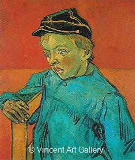 The Schoolboy (Camille Roulin) by Vincent van Gogh