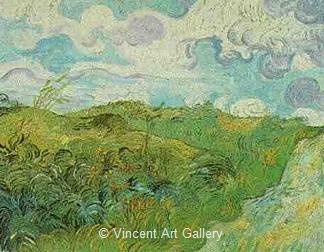 Green Wheat Fields by Vincent van Gogh