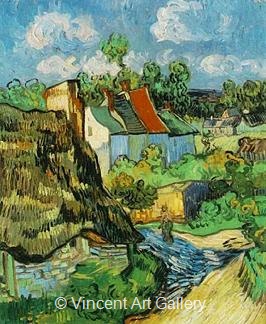 Houses in Auvers by Vincent van Gogh