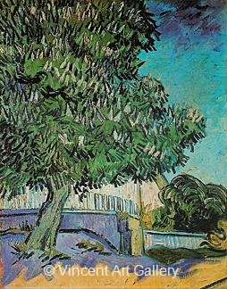 Chestnut Tree in Blossom by Vincent van Gogh