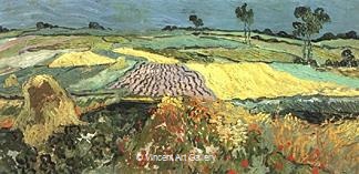 Wheat Field near Auvers by Vincent van Gogh