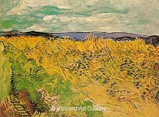 Wheat Field with Cornflowers by Vincent van Gogh