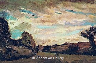Landscape with Dunes by Vincent van Gogh