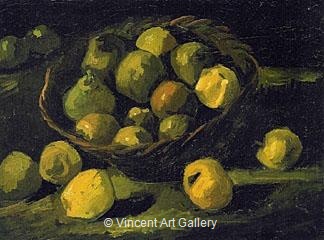 Still Life with Basket of Apples by Vincent van Gogh