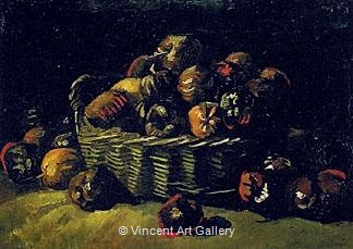 Still Life with a Basket of Apples by Vincent van Gogh