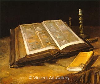 Still Life with Bible by Vincent van Gogh