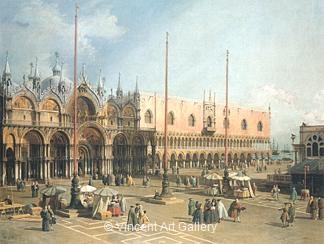Piazza di San Marco by   Canaletto