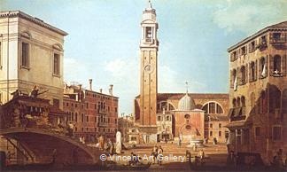 Campo Santi Apostoli by   Canaletto
