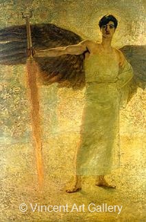 The Guardian of Paradise by Franz von Stuck
