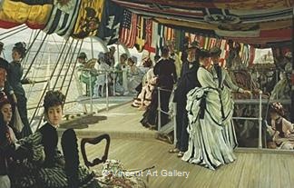 The Ball on Shipboard by James  Tissot