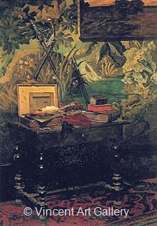 Corner of a Studio by Claude  Monet