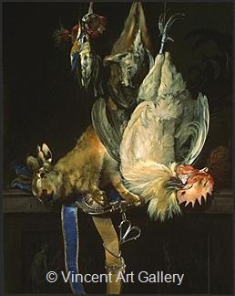 Still Life with Dead Game by Willem van Aelst