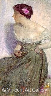 Portrait of a Lady by John White  Alexander