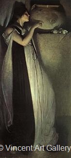 Isabella and the Pot of Basil by John White  Alexander