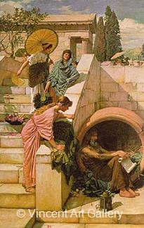 Diogenes by J.W.  Waterhouse