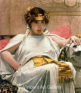 Cleopatra by J.W.  Waterhouse