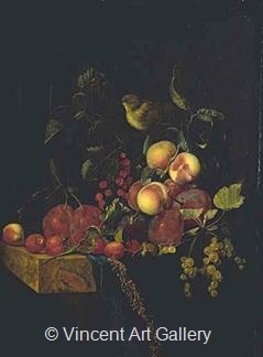 Still Life with Fruits by Willem van Aelst