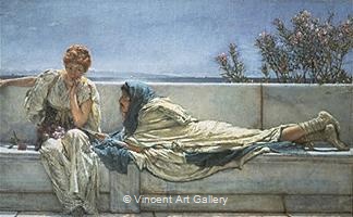 Pleading by Lawrence  Alma-Tadema