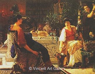 Preparations for the Festivities by Lawrence  Alma-Tadema