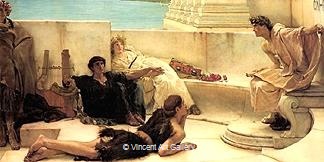 A Reading from Homer by Lawrence  Alma-Tadema