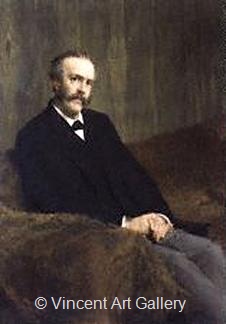 Arthur James Balfour, 1st. Earl of Balfour by Lawrence  Alma-Tadema
