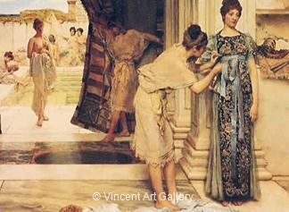 The Frigidarium by Lawrence  Alma-Tadema