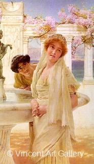 A Difference of Opinion by Lawrence  Alma-Tadema