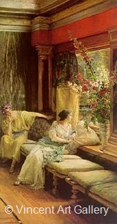 Vain Courtship by Lawrence  Alma-Tadema