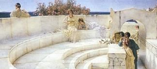 Under the Roof of Blue Ionian Weather by Lawrence  Alma-Tadema