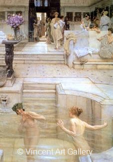 A Favourite Custom by Lawrence  Alma-Tadema
