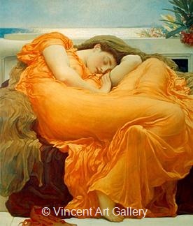 Flaming June by Frederick  Leighton